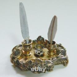 1/12 Scale Dolls House Miniature Silver Inkstand By Jens Torp