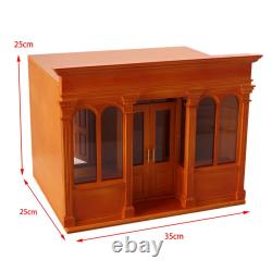 1/12 Scale Miniature House with Double Opening Building Accessories Doll House