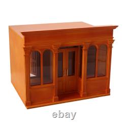 1/12 Scale Miniature House with Double Opening Building Accessories Doll House