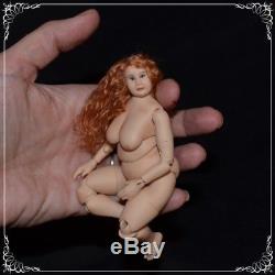 1/12 bjd PLUS SIZE doll real proportions OOAK by Zjakazumi Made to order