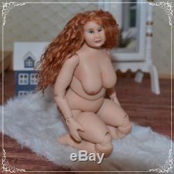 1/12 bjd PLUS SIZE doll real proportions OOAK by Zjakazumi Made to order
