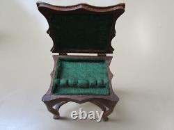 1 12 dolls house unique miniature cutlery storage table