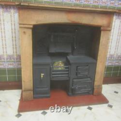 1/12 scale Dolls House, Built-in kitchen range now in stock H&H KRB3W
