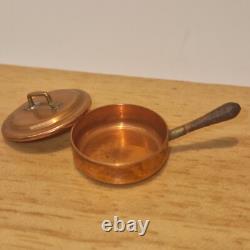 1/12 scale Dolls House Country Treasures, Copper Pan, HC31