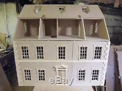1/12 scale Dolls House Dalton 7 room House 3ft wide KIT By DHD