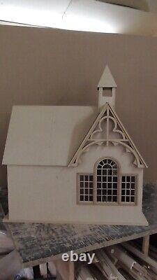 1/12 scale Village School Kit New Design Dolls House by DHD SC2022