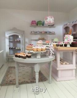 1/12th Miniature Dolls House Handmade Cake Shop Cupcake Parlour OOAK