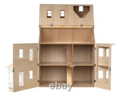 1/12th SCALE EXMOUTH VICTORIAN /EDWARDIAN STYLE DOLLS HOUSE KIT IN MDF/ WOOD