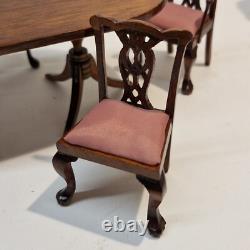 1/12th Scale Doll House, Furniture, Dining table and chairs Hadley Holgate ME29
