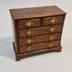 1/12th Scale Doll House Miniature, Furniture, Chest Of Drawers By Escutcheon