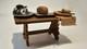 1/12th Scale Doll House Miniature, Furniture, Medieval, Table, Kitchen, Me4