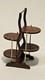 1/12th Scale Doll House Miniature, Furniture, Plate Stand / Step Stool By Escutc