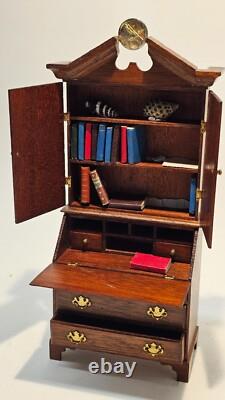 1/12th Scale Doll House Miniature, Furniture, bureau / desk by ESCUTCHEON ME25