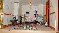 1/2 scale dolls house complete with furnature and models
