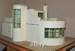 1/24 Scale TOPTOISE Superbly Made ART DECO HOUSE Individual Lights NEVER USED