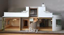 1/24 Scale TOPTOISE Superbly Made ART DECO HOUSE Individual Lights NEVER USED