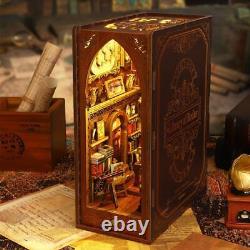 1-5Pcs 3D DIY Miniature Doll House Kit Assembed DIY Book Nook Craft Decor Gift