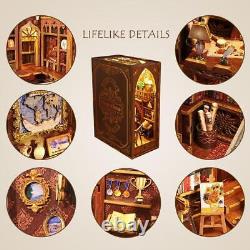 1-5Pcs 3D DIY Miniature Doll House Kit Assembed DIY Book Nook Craft Decor Gift