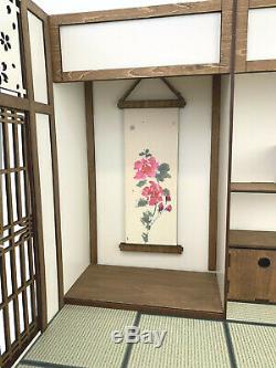 1/6 Scale Doll Figure Japanese Diorama Room Box Tatami Dollhouse LOT of 2 Ruruko