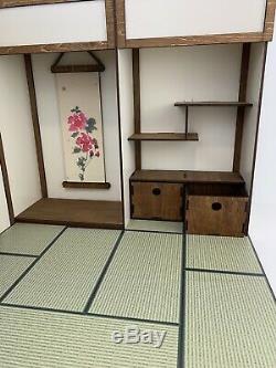 1/6 Scale Doll Figure Japanese Diorama Room Box Tatami Dollhouse LOT of 2 Ruruko