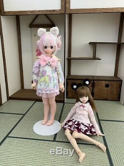 1/6 Scale Doll Figure Japanese Diorama Room Box Tatami Dollhouse LOT of 2 Ruruko