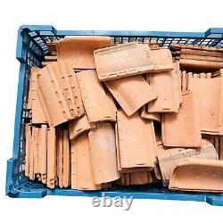 100 Tudor Crossley Miniature Roof Tiles 11cm for Dolls Houses Models Interlock