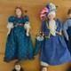 10x Lovely Vintage Dolls House Miniature 1/12 Scale Artisan Porcelain Figures