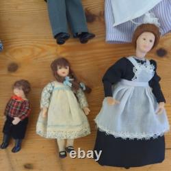 10x Lovely Vintage Dolls HOUSE Miniature 1/12 scale artisan porcelain figures