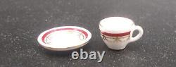 112 Doll's House Bone China Cup & Saucer Red Sovereign by Stokesay Ware (D)