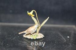 112 IGMA Vintage Mary McGrath Artisan Handcrafted Lovely Flower With Bird