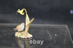 112 IGMA Vintage Mary McGrath Artisan Handcrafted Lovely Flower With Bird