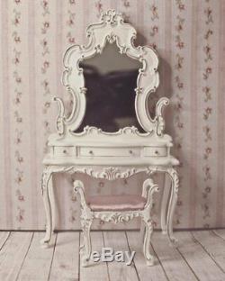112 Scale Miniature Bourbon Bedroom Collection Dress Vanity & Stool
