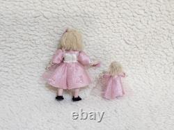 112 scale OOAK Dolls House Miniature Little Girl Doll and Toy Dolly Handmade