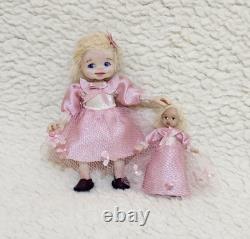 112 scale OOAK Dolls House Miniature Little Girl Doll and Toy Dolly Handmade