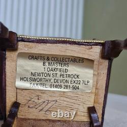 112th Scale, Dolls House, Furniture, Sofa and Arm Chair. Artisan Made QU01