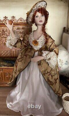 112th Scale ooak. Young Lady. Beautiful Standing Doll