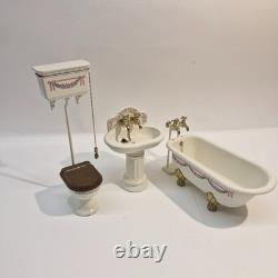 112th scale Dolls House, Bathroom Set By Bodo Hennig VEF74
