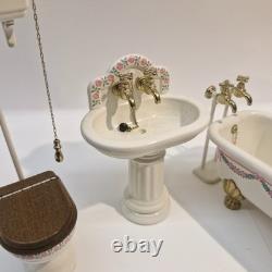 112th scale Dolls House, Bathroom Set By Bodo Hennig VEF74