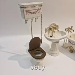 112th scale Dolls House, Bathroom Set By Bodo Hennig VEF74