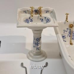 112th scale Dolls House, Bathroom Set by Anne Shepley VS01