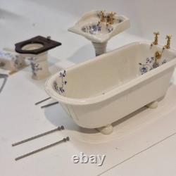 112th scale Dolls House, Bathroom Set by Anne Shepley VS01