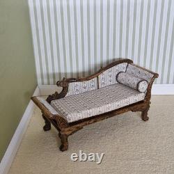 112th scale Dolls House. Quality Chaise Lounge by Bespaq Pre51