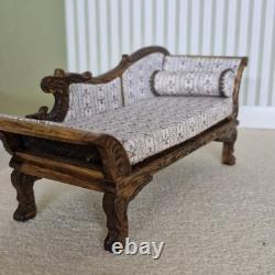 112th scale Dolls House. Quality Chaise Lounge by Bespaq Pre51