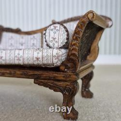 112th scale Dolls House. Quality Chaise Lounge by Bespaq Pre51