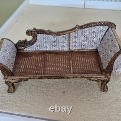 112th scale Dolls House. Quality Chaise Lounge by Bespaq Pre51