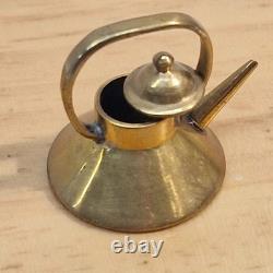 112th scale Dolls House, Solid Cooper Kettle Round Top Quality VS11