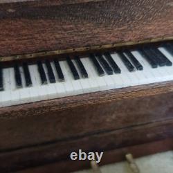 112th scale Dolls House. Upright Piano plus Stool British made Pre52