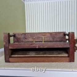 112th scale Dolls House. Upright Piano plus Stool British made Pre52