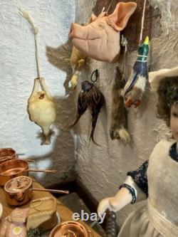 12th Scale Dolls House Artisan Made Miniatures/ Butcher/Shop/Kitchen