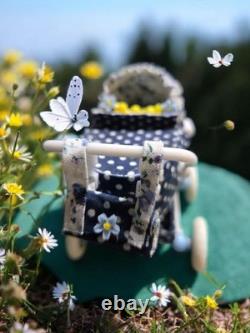 12th Scale Dolls House Miniature Pram 1/12